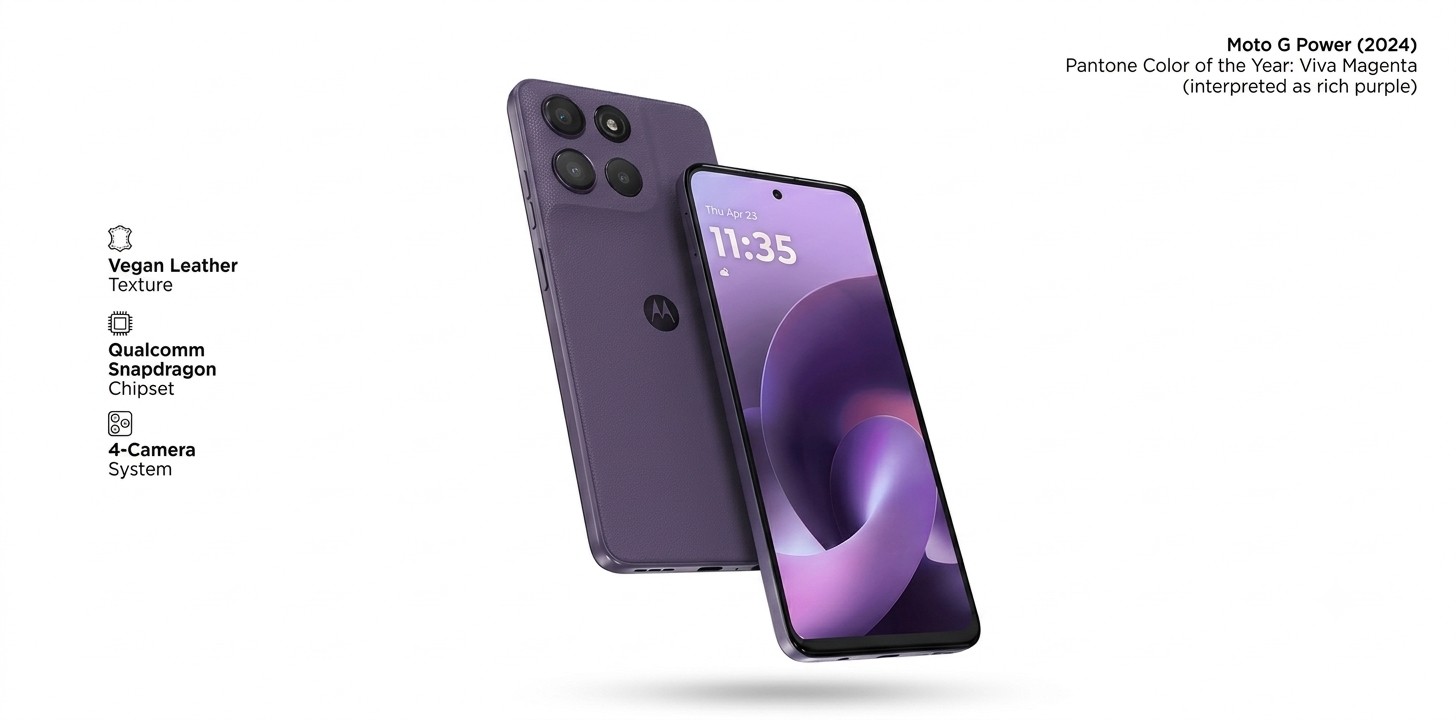 Moto G67 Power 5G and Motorola Edge 40 Neo smartphones showcased side by side on a clean surface.